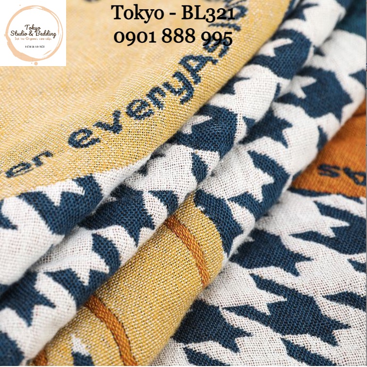 S44_Chăn Xô Organic Cotton Dòng Cao Cấp