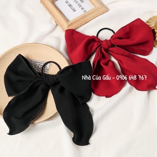 Buộc tóc nơ bự cực dễ thương ( có sẵn )