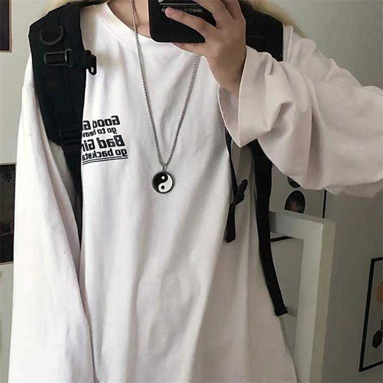 Dây chuyền mặt hình bát quái độc đáo phong cách harajuku cho nam và nữ
