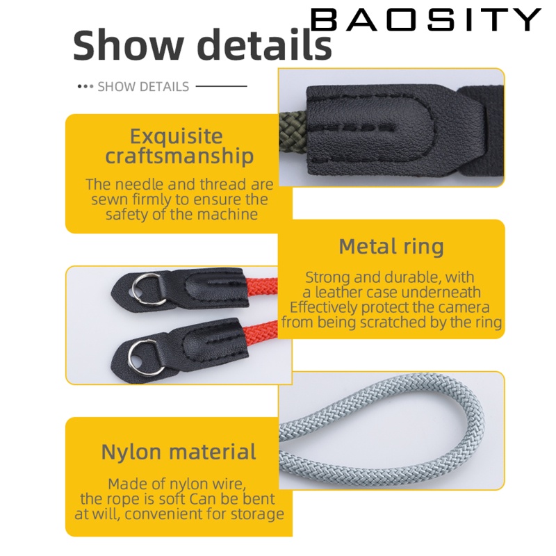 Dây Đeo Máy Ảnh Đeo Cổ 100cm Phong Cách Retro