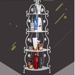 KỆ SẮT HOA VĂN 4TẦNG NGHỆ THUẬT