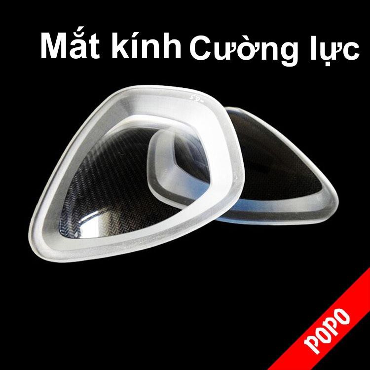 Bộ kính lặn kèm ống thở mắt kính cường lực ống thở ngăn nước cao cấp POPO Collection