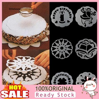 Bộ 6 cái khuôn nhấn cắt bột làm bánh tiramisu