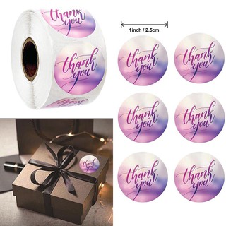 Cuộn 500 miếng dán sticker Thank You