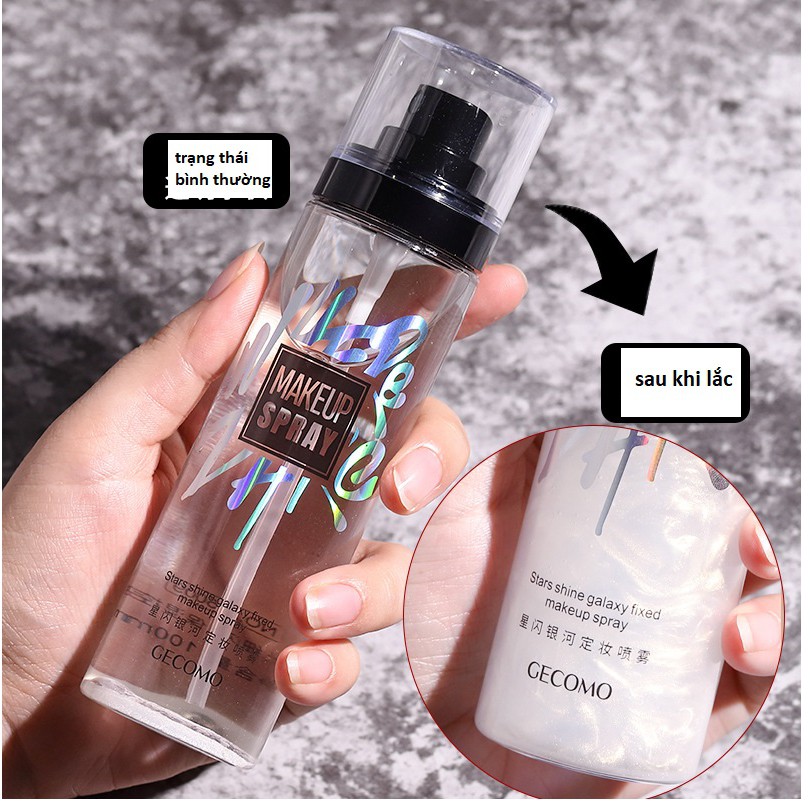 [GECOMO] Hàng cao cấp Xịt khóa lớp trang điểm MAKE UP FIXER SPRAY