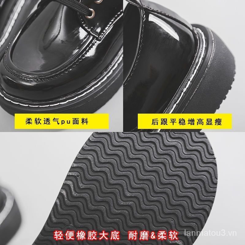 Giày Da Mũi Tròn Phong Cách Hàn Quốc 2021 Cho Nữ | BigBuy360 - bigbuy360.vn