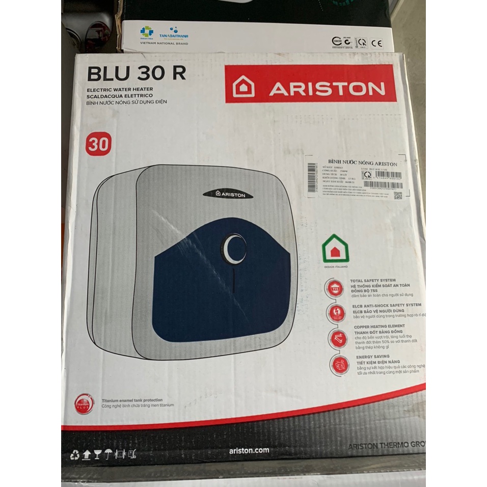 Bình nóng lạnh Ariston 30 lít