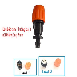 Béc phun sương cam1 hướng kèm ren kết nối ổng 6mm