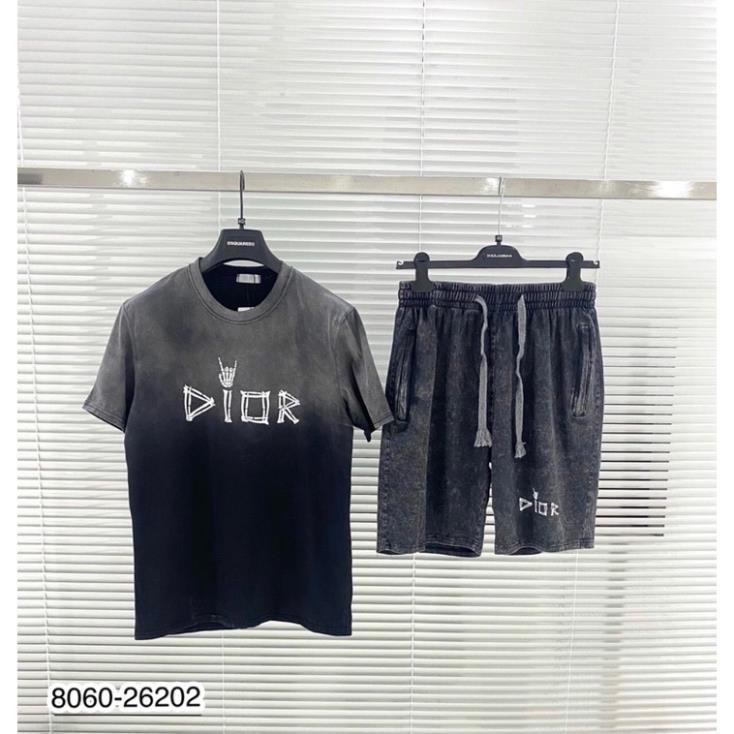 Bộ Quần Áo Loang Chữ DO Trắng Cao Cấp - Mẫu Quần Áo Nam Loang Cao Cấp