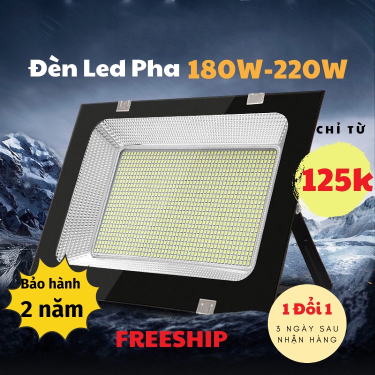 Đèn Pha Led Ngoài Trời Tiết Kiệm Điện, Công Suất Cao Siêu Sáng ĐÈN TOKI