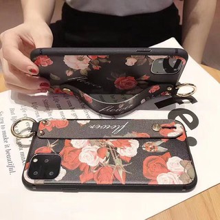 Ốp lưng Samsung Galaxy Note 10 plus Note 10 Flower Soft TPU có đai
