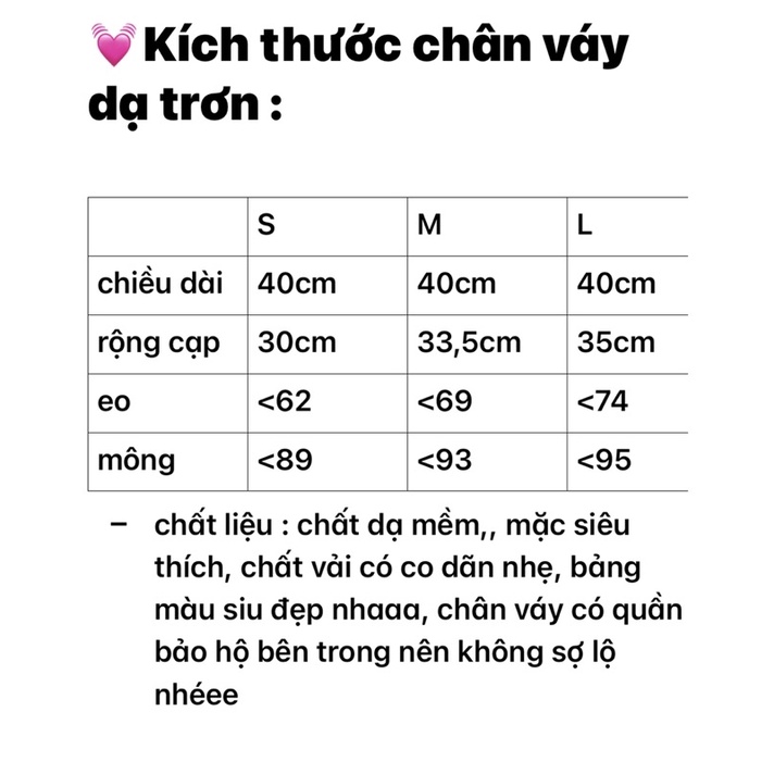 Chân váy chữ A dạ mềm QC (ảnh thật shop chụp kèm video) | BigBuy360 - bigbuy360.vn