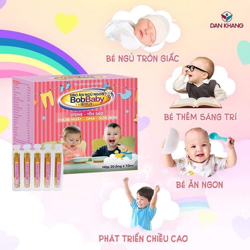 SIRO ĂN NGON BOBBABY HỘP 20 ống