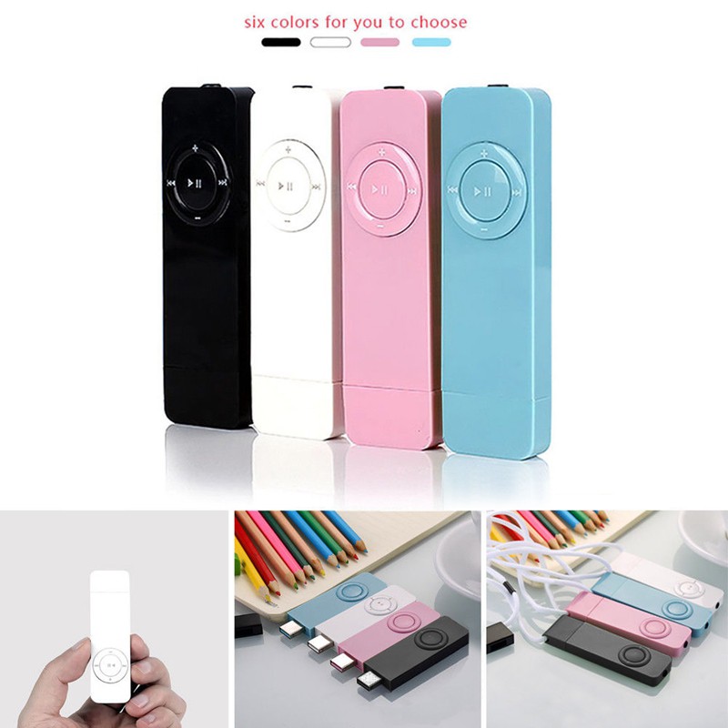 Máy Nghe Nhạc Mp3 Mini Hỗ Trợ Thẻ Nhớ 32gb