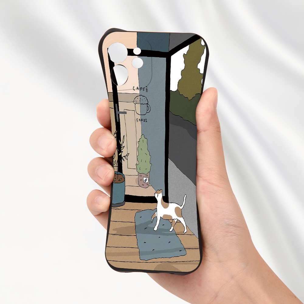 Ốp điện thoại in hình mèo lười chống trầy cho Redmi Note 10 8 9 9T Pro Max Redmi 10 10S 4G Pro Max Redmi 9 9A