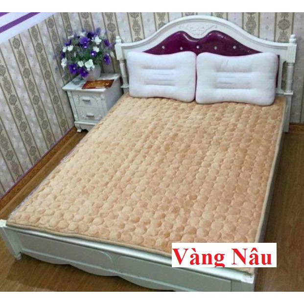 (Shop Yêu Thích) Thảm Nỉ Nhung Trải Giường Có nhiều mẫu đẹp (Hàng bông nguyên tấm loại 1- Bền nhẹ - Giặt thoải mái)