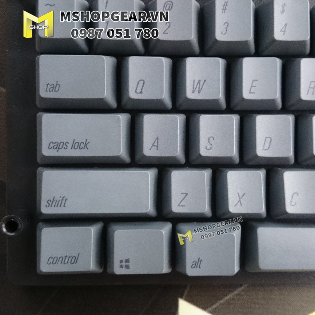 Keycap set Black on grey thick pbt dye sublimation 108 keys