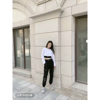 🔥Set 2 Món Croptop Tay Dài Groundbreaking 1974 ( kèm áo lót)