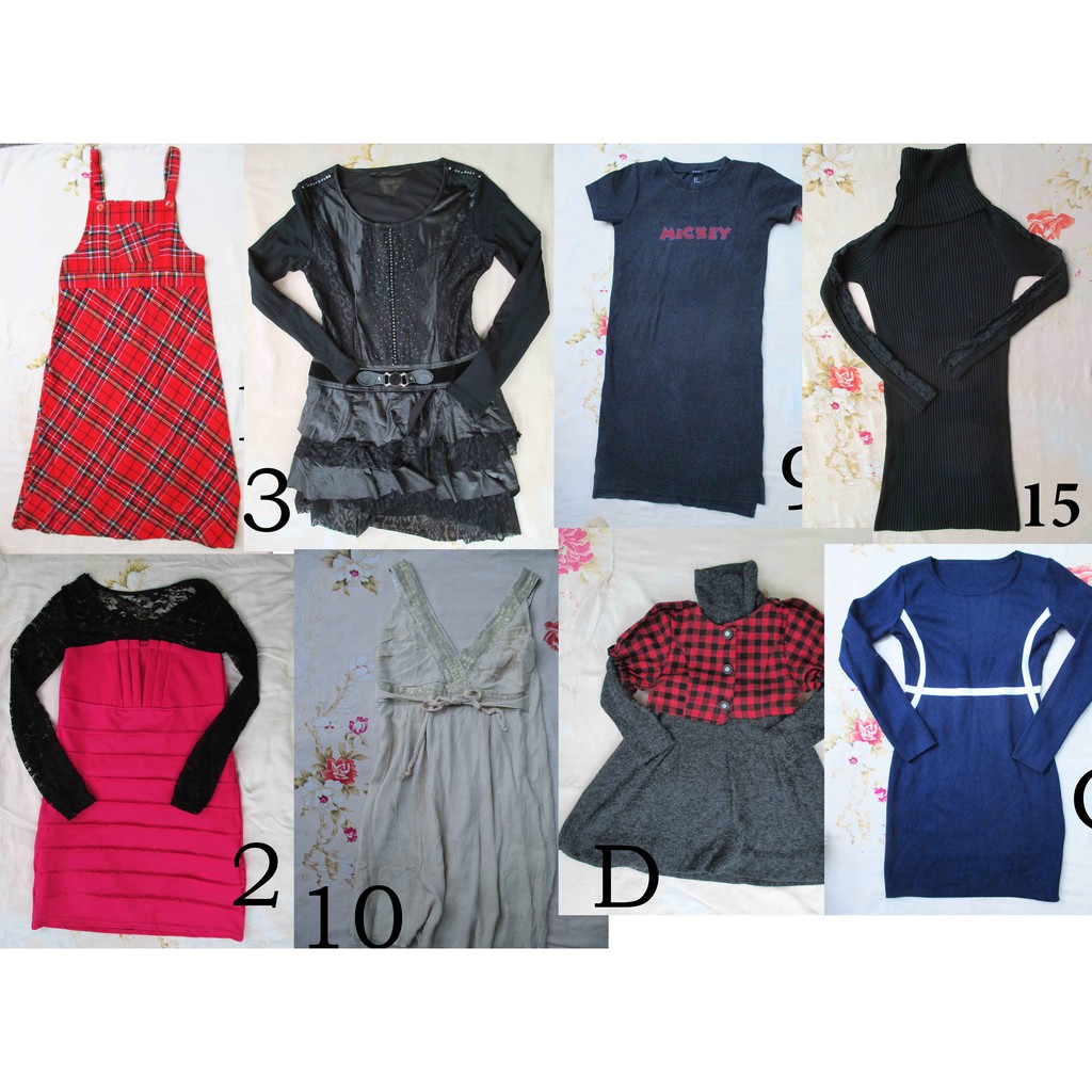 Đầm, váy nhiều chất liệu, nhiều size