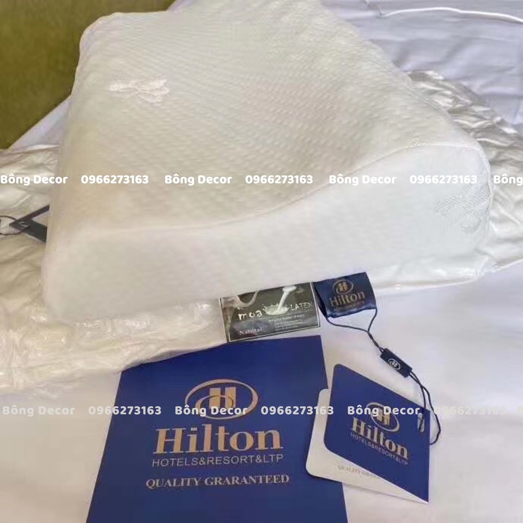 GỐI CAO SU NON HILTON MÁT XA,ĐÀN HỒI (HÀNG CHUẨN LOẠI 1)