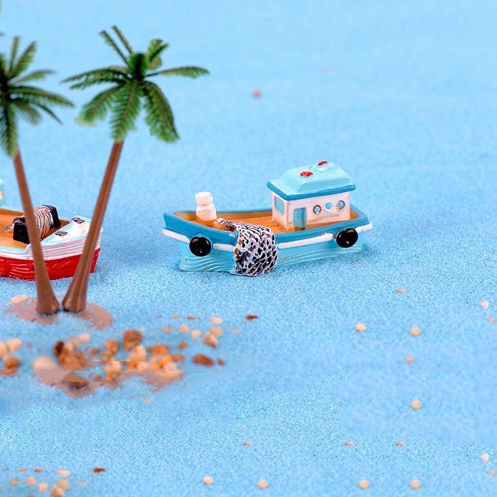 Epoch Đồ trang trí Thuyền Buồm Bằng Nhựa Resin Thủ Công Trang Trí Tiểu Cảnh / Bể Cá / Sân Vườn Diy