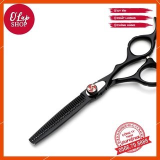 [ SALE GIÁ SỐC ]  KÉO CẮT TÓC KASHO ĐEN (tặng kèm bao da )