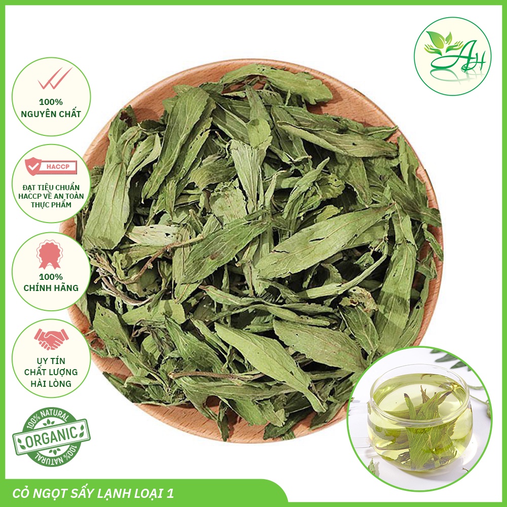 Cỏ ngọt sấy khô Siêu ngọt tốt cho người tiểu đường và kiểm soát cân nặng hiệu quả 100G