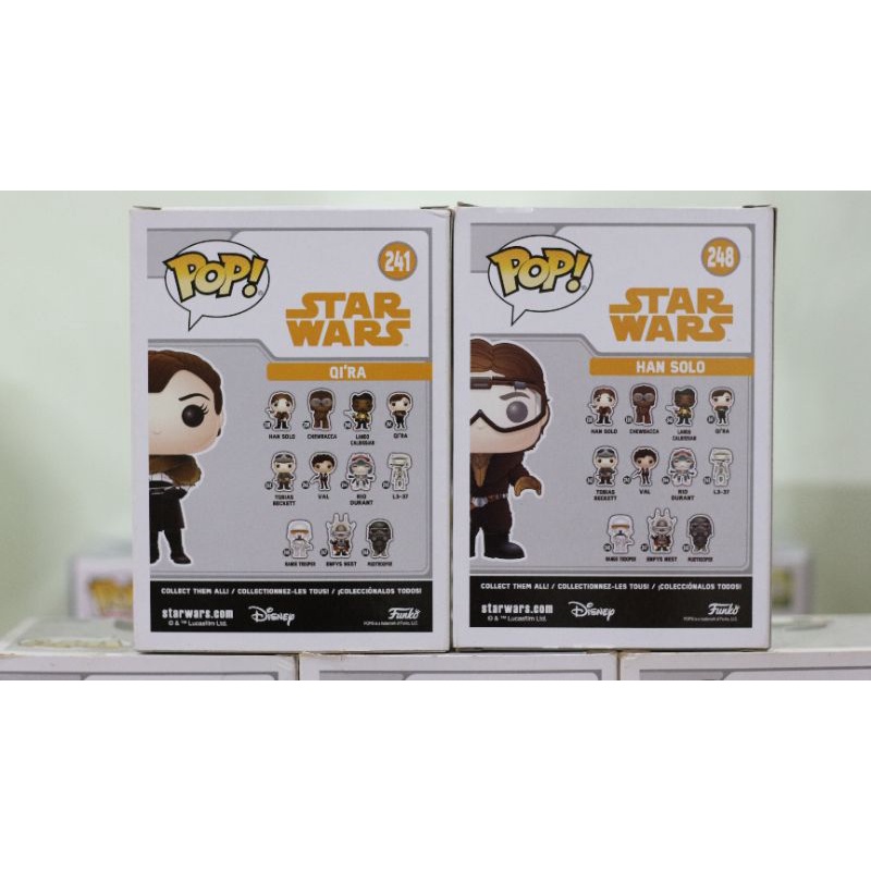 Funko Pop Fullset Han Solo Star Wars mô hình chính hãng