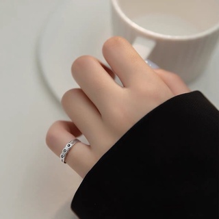 Nhẫn bạc 925 mảnh đá vuông đơn giản của nữ - Made Twinkle Silver