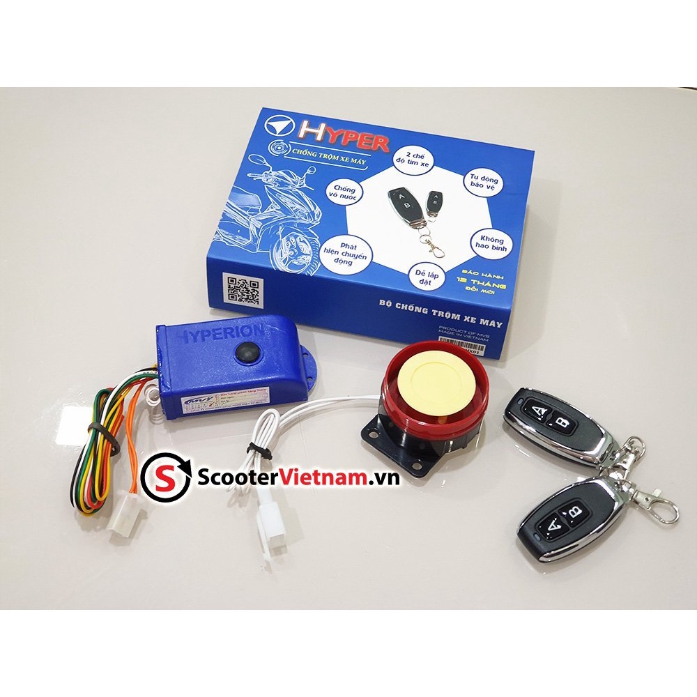 Bộ khoá chống trộm xe máy Hyper