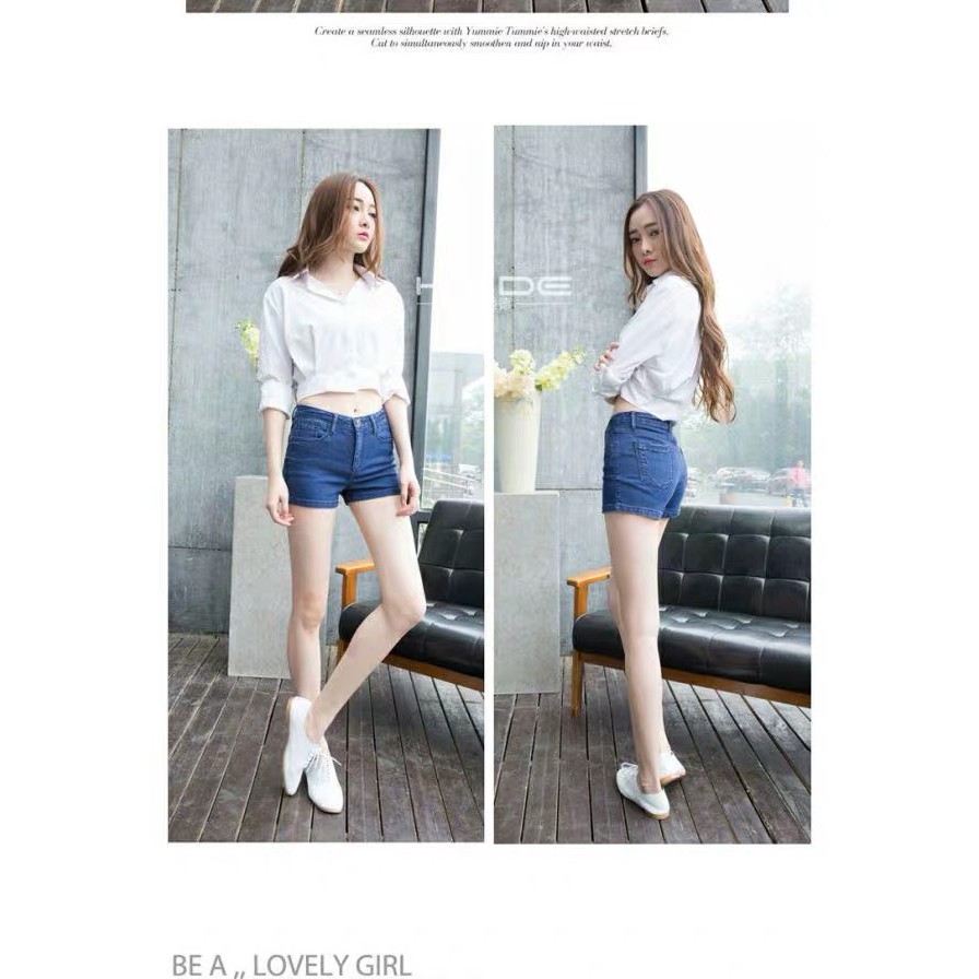 [SIZE ĐẠI] QUẦN SHORT JEAN NỮ BIG SIZE LƯNG CAO CO DÃN SIÊU MẠNH 2631