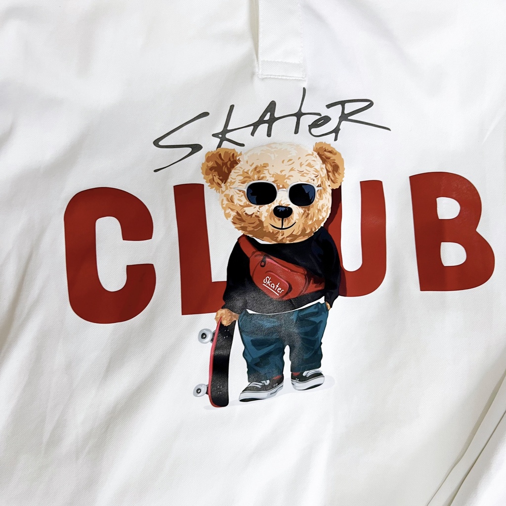 [HCM] ÁO THUN POLO NAM NỮ CHÚ GẤU CLUB CỰC CHẤT CỰC DỄ THƯƠNG