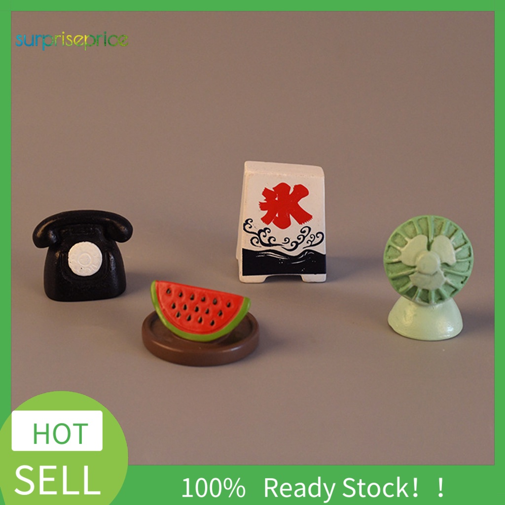 【SPP】Zakka Miniature Creative Exquisite Resin Mini Grocery Landscape for Decoration