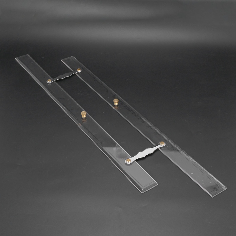 Thước hàng hải Thước song song Biểu đồ hàng hải Điểm ánh xạ thước song song để kéo thước song