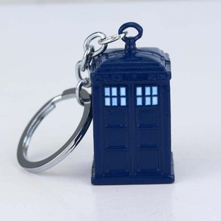 Mặt dây chuyền hình bốt điện thoại phong cách phim Doctor Who