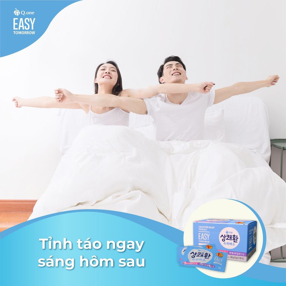 Giải rượu hàn quốc Easy tomorrow samyang Hàn Quốc tỉnh táo sau 1 tiếng hộp 10 gói