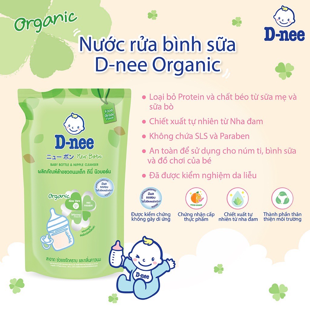 Nước rửa bình DNEE - 500ml/600ml/620ml (Chính hãng Công Ty Đại Thịnh)