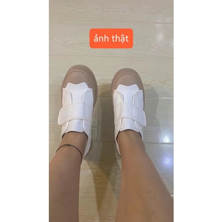 GIÀY SNEAKER QUAI DÁN ĐẾ MÀU