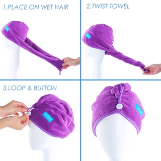 [CHAT TRƯỚC KHI ĐẶT] Khăn microfiber quấn tóc YoulerTex Microfiber khô tóc nhanh, giảm xơ rối