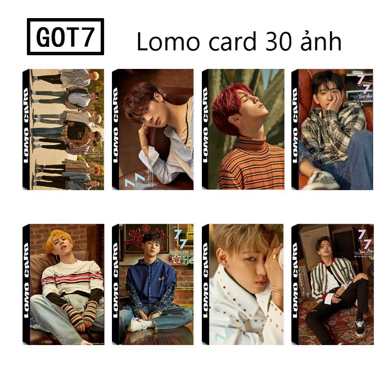 [MUA1 TẶNG1] Lôm card 30 ảnh GOT7