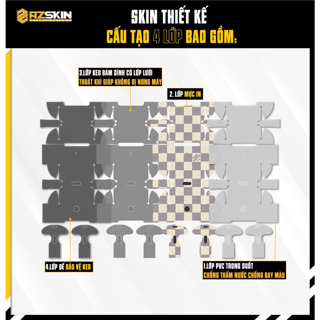 Miếng Dán Skin Luois Vuitton Airpods 1/2/3/Pro |SK_APLB90| Chất Liệu Nhập Khẩu, Chống Nước, Bền Màu, Khuôn Cắt Sẵn