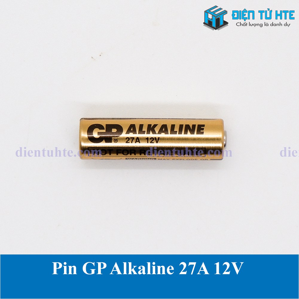 Pin GP Alkaline 27A 12V chính hãng - loại công nghiệp (1 viên) [HTE Quy Nhơn CN2]