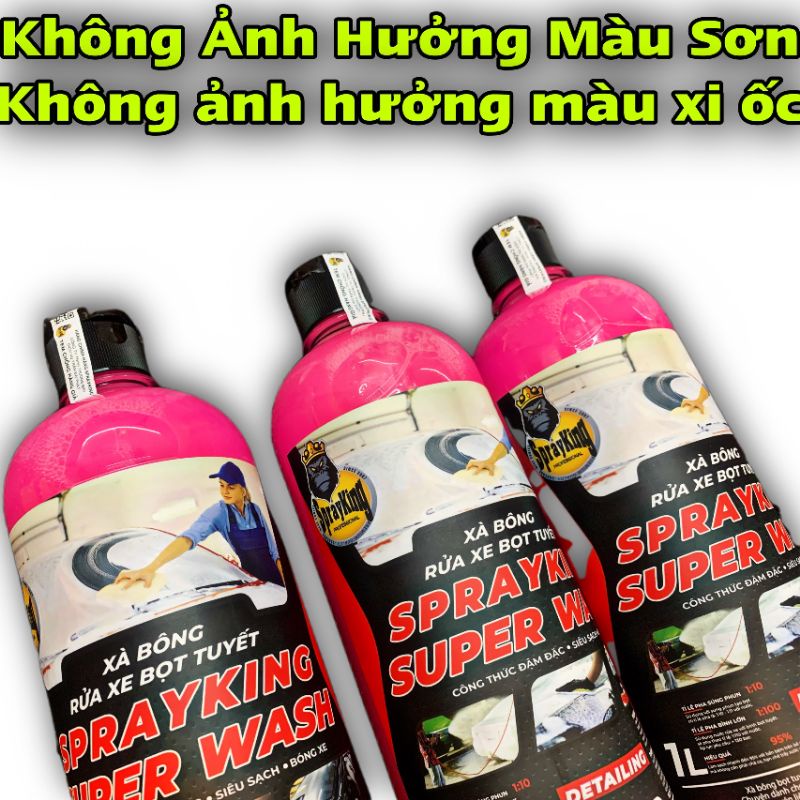 Xà Bông Rửa Xe Bọt Tuyết Sprayking