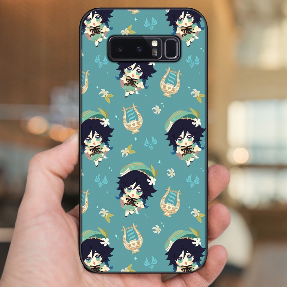 Ốp lưng Samsung Note 8 viền đen in hình Venti Genshin Impact