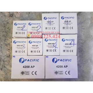Chia cáp pacific 2,3,4,8 chính hãng, chia 1 ra 2,3,4,8 tivi tín hiệu truyền hình cáp, bộ chia truyền hình cáp pacific
