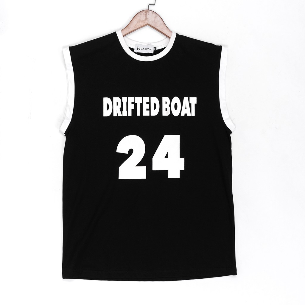 Áo thun TANKTOP DRIFTED BOAT 24 Unisex N7 Basic Tee mùa hè phông trơn nam nữ Oversize form rộng đường phố Hàn Quốc