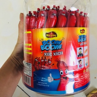 Xúc xích boom lọ 50c