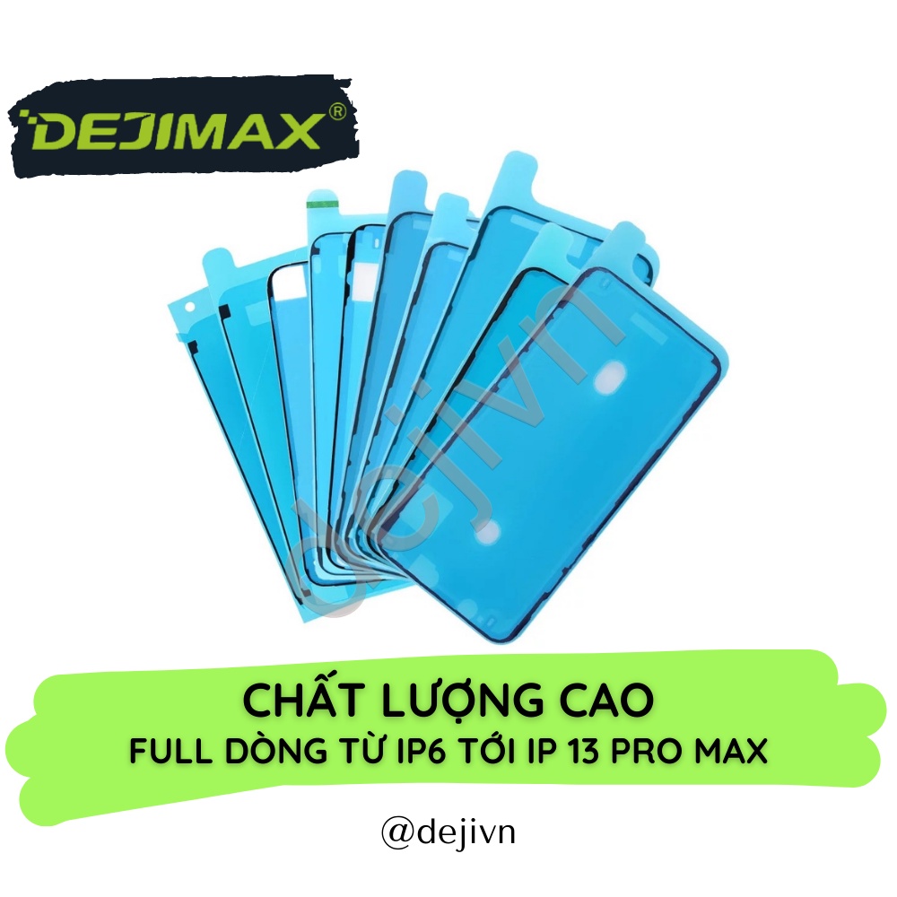 Ron gioăng chống nước iphone Dejimax cho iphone 6 6S 7 8 Plus X XR XS XSM 11 12 13 Mini Pro Max SE2