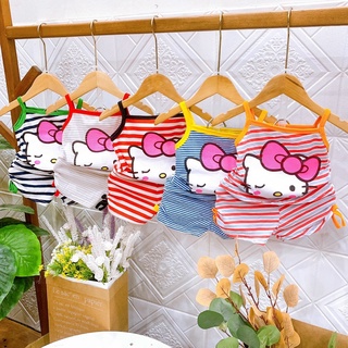 Mẫu bộ đồ bé gái - combo 5 bộ 2 dây bé gái