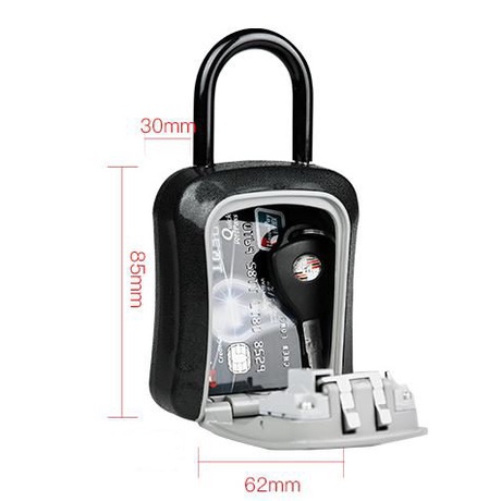 Hộp đựng chìa khóa lockbox có móc treo cố định